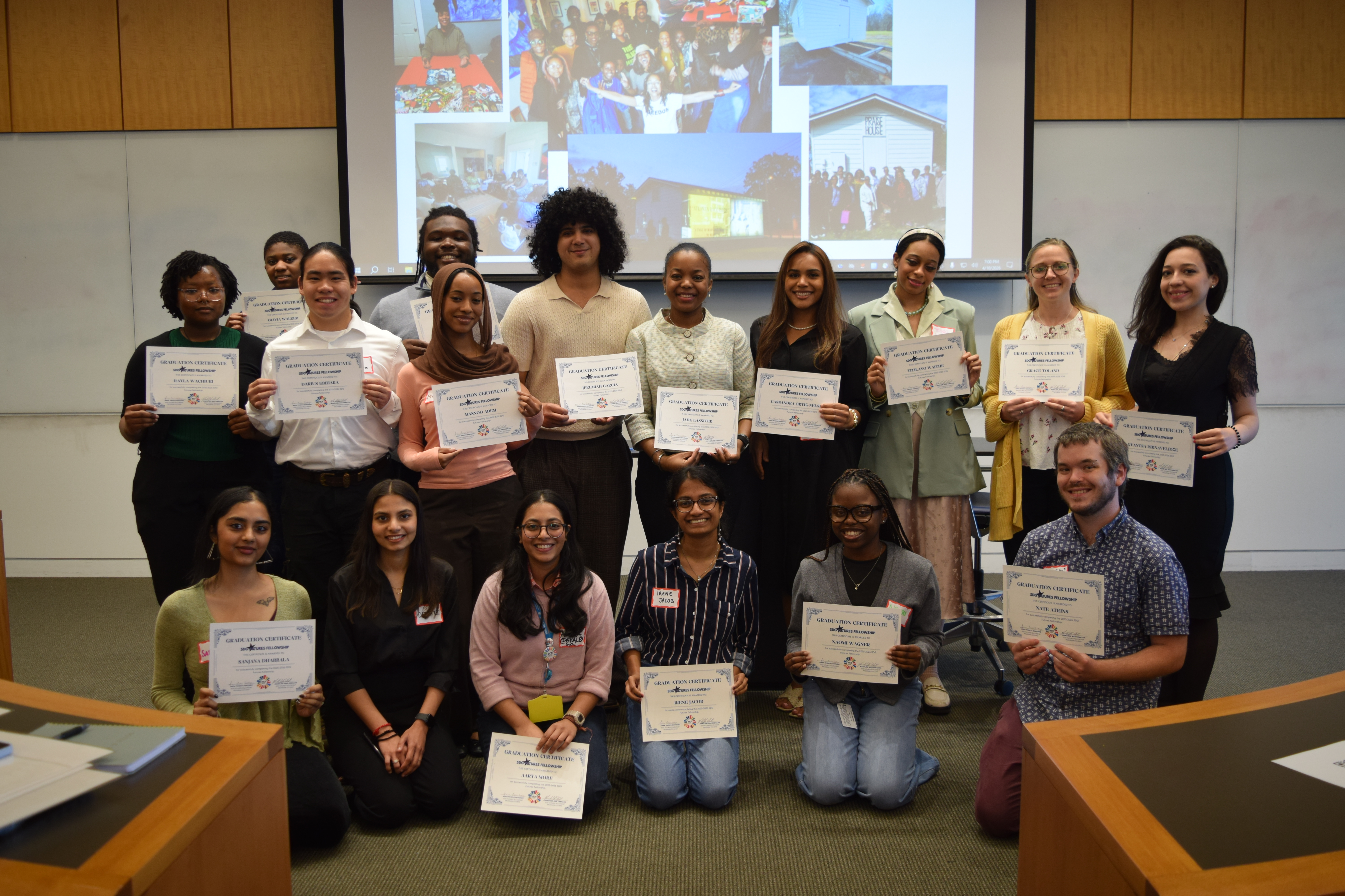 The 2025-2026 SDG fellowship cohort graduation ceremony
